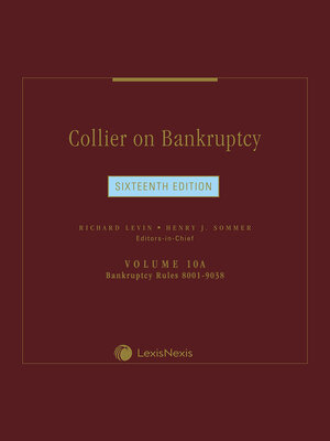 cover image of Collier on Bankruptcy